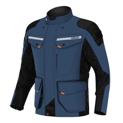 LYSCHY Talvitakki Moottoripyöräilyyn - CE-Suojattu Vedenpitävä Lämmin Ajotakki