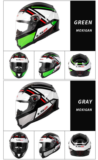 LS2 FF358 Full Face Helmet - ECE-Certified Motorcycle Helmet