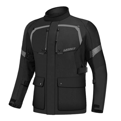 LYSCHY Talvitakki Moottoripyöräilyyn - CE-Suojattu Vedenpitävä Lämmin Ajotakki