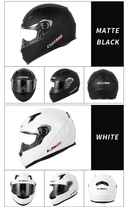 LS2 FF358 Full Face Helmet - ECE-Certified Motorcycle Helmet