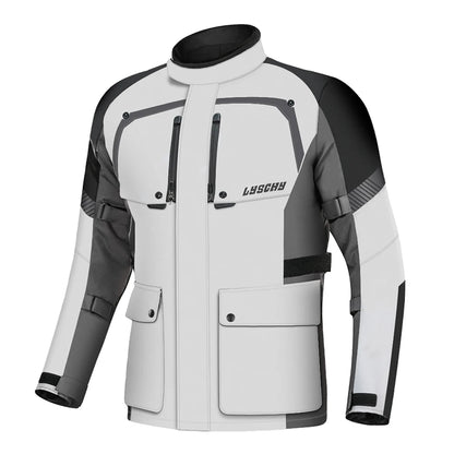 LYSCHY Talvitakki Moottoripyöräilyyn - CE-Suojattu Vedenpitävä Lämmin Ajotakki