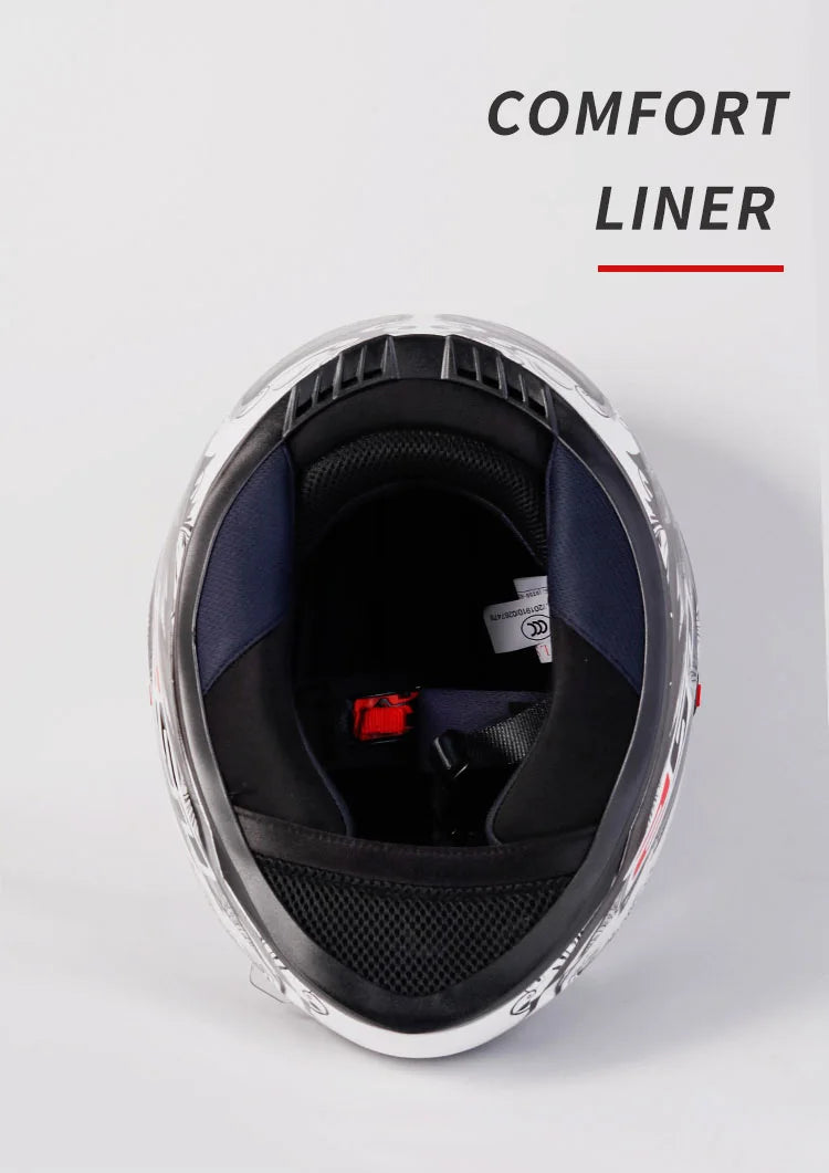 LS2 FF358 Full Face Helmet - ECE-Certified Motorcycle Helmet