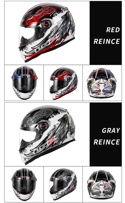 LS2 FF358 Full Face Helmet - ECE-Certified Motorcycle Helmet