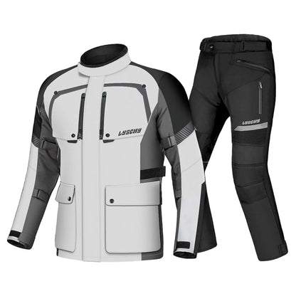 LYSCHY Talvitakki Moottoripyöräilyyn - CE-Suojattu Vedenpitävä Lämmin Ajotakki