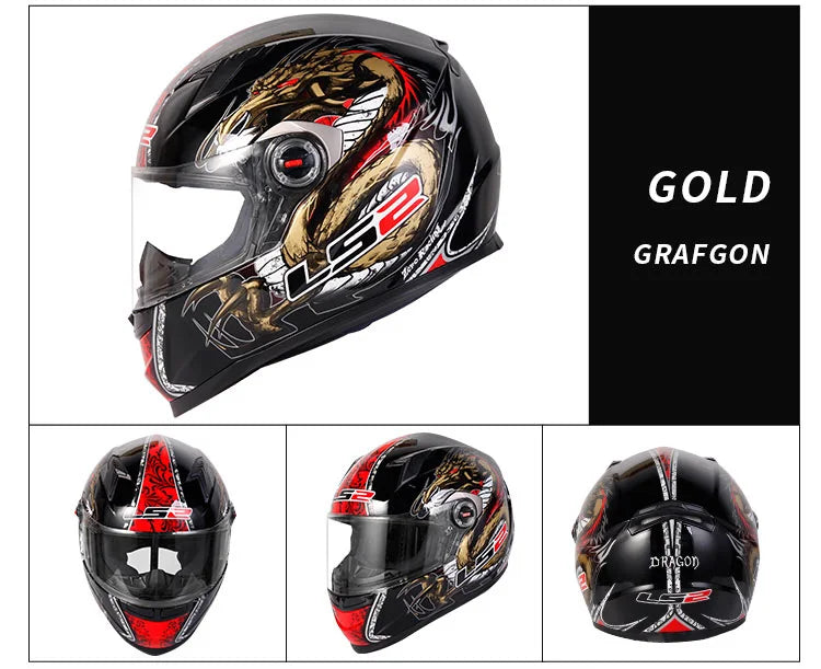 LS2 FF358 Full Face Helmet - ECE-Certified Motorcycle Helmet