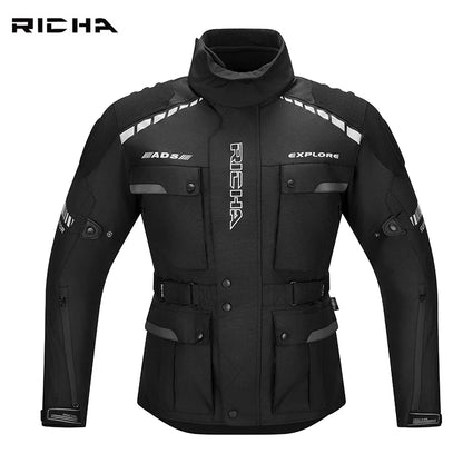 RICHA Motorcycle Jacket Pants Winter Warm Motocross Jacket For Men Women Waterproof Windproof CE Certification