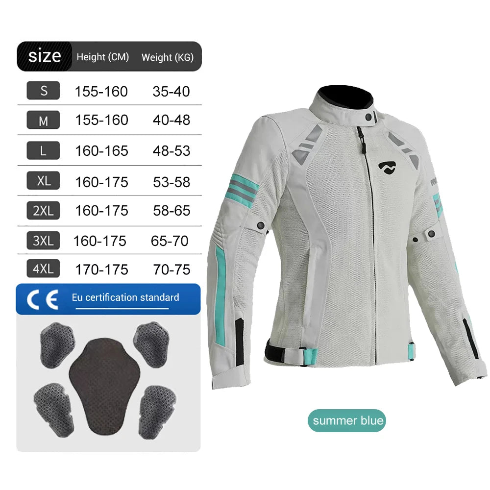 MOTOBOY Naisten Moottoripyörätakki - CE-Suojattu Naisille Suunniteltu