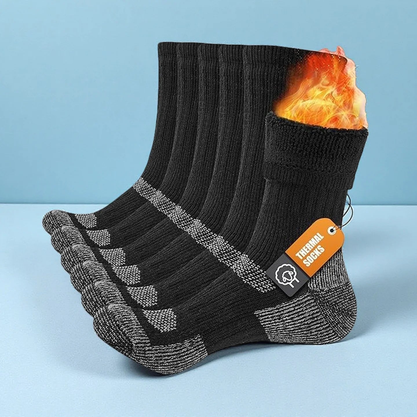 Merinovillaiset Lämpösukat – 3 paria | Aava Heating Socks