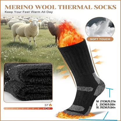 Merinovillaiset Lämpösukat – 3 paria | Aava Heating Socks