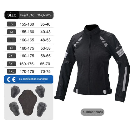 MOTOBOY Naisten Moottoripyörätakki - CE-Suojattu Naisille Suunniteltu