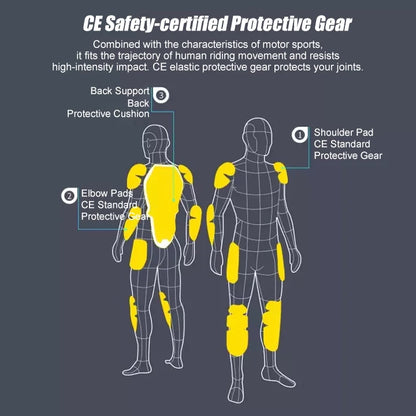 LS2 ZOOM Talvitakki - CE-Suojattu Vedenpitävä Hengittävä Moottoripyörätakki