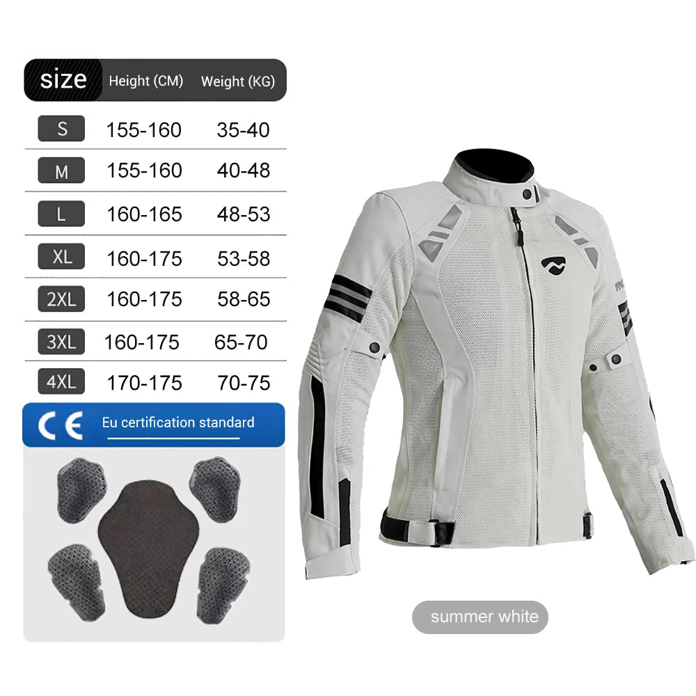 MOTOBOY Naisten Moottoripyörätakki - CE-Suojattu Naisille Suunniteltu