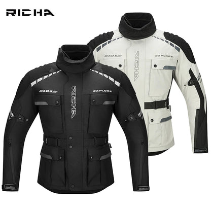 RICHA Motorcycle Jacket Pants Winter Warm Motocross Jacket For Men Women Waterproof Windproof CE Certification