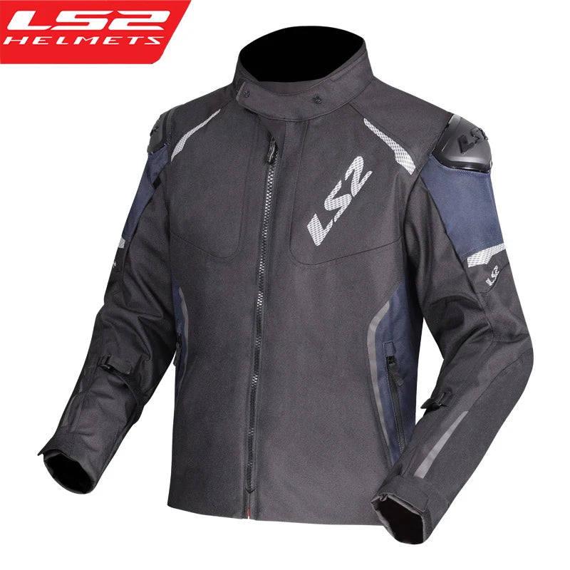 LS2 ZOOM Talvitakki - CE-Suojattu Vedenpitävä Hengittävä Moottoripyörätakki