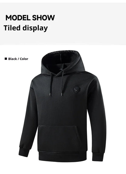 Sähkölämmitteinen Huppari – 5 lämmitysvyöhykettä, USB | COZOK