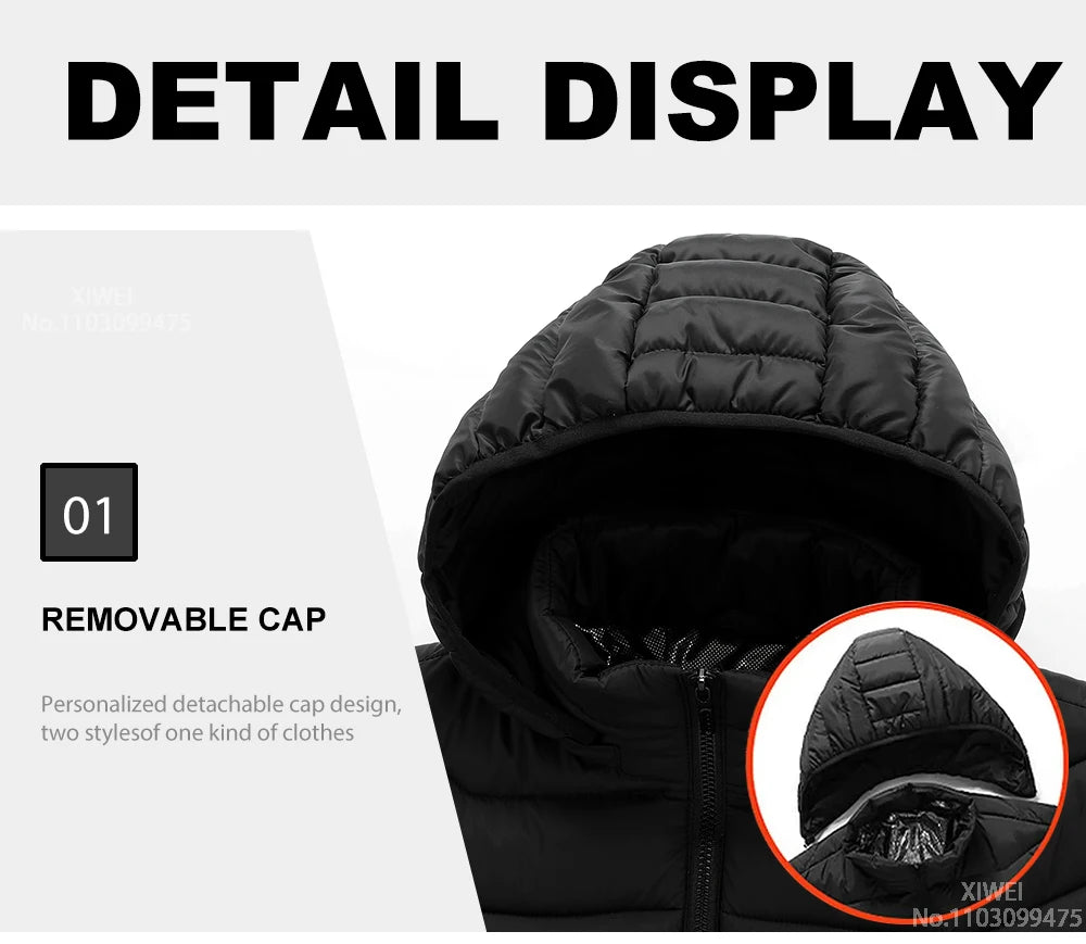 Sähkölämmitteinen Takki & Liivi – USB | 2–21 lämmitysaluetta | LEOSOXS