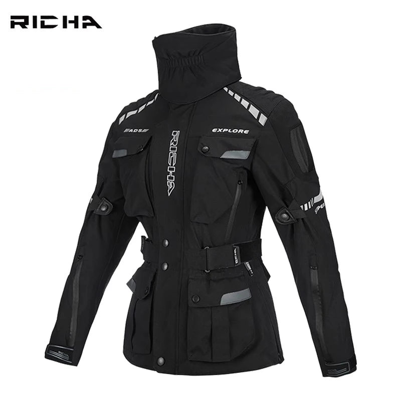 RICHA Motorcycle Jacket Pants Winter Warm Motocross Jacket For Men Women Waterproof Windproof CE Certification