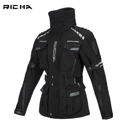 RICHA Motorcycle Jacket Pants Winter Warm Motocross Jacket For Men Women Waterproof Windproof CE Certification