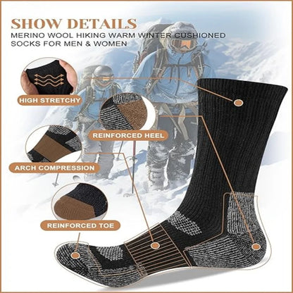 Merinovillaiset Lämpösukat – 3 paria | Aava Heating Socks