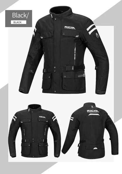 RICHA Motorcycle Jacket Pants Winter Warm Motocross Jacket For Men Women Waterproof Windproof CE Certification