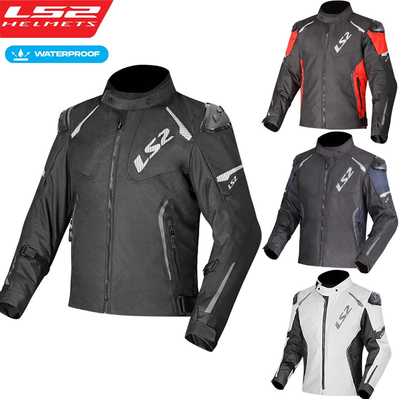 LS2 ZOOM Talvitakki - CE-Suojattu Vedenpitävä Hengittävä Moottoripyörätakki