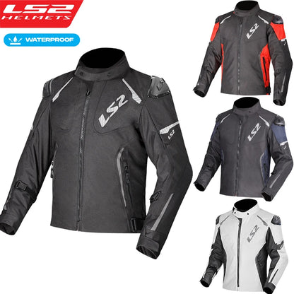 LS2 ZOOM Talvitakki - CE-Suojattu Vedenpitävä Hengittävä Moottoripyörätakki