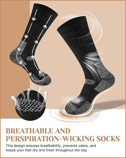 Merinovillaiset Lämpösukat – 3 paria | Aava Heating Socks