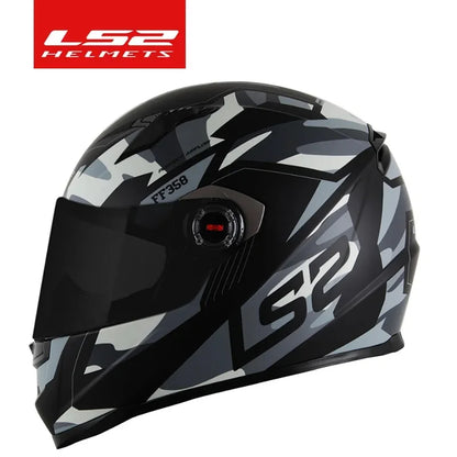 LS2 FF358 Full Face Helmet - ECE-Certified Motorcycle Helmet