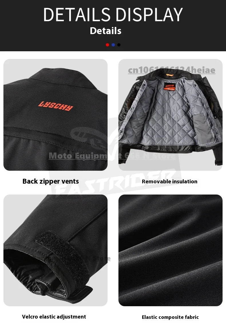 LYSCHY Women's Motorcycle Jacket - CE-Protected Designed for Women