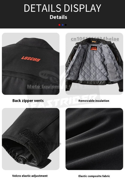 LYSCHY Women's Motorcycle Jacket - CE-Protected Designed for Women