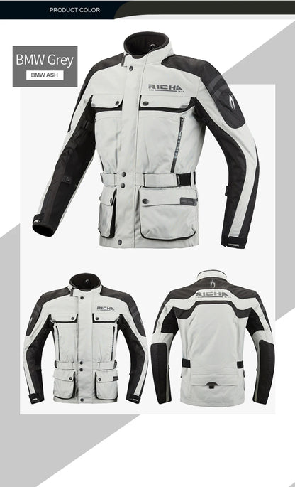 RICHA Motorcycle Jacket Pants Winter Warm Motocross Jacket For Men Women Waterproof Windproof CE Certification