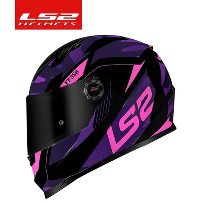 LS2 FF358 Full Face Helmet - ECE-Certified Motorcycle Helmet