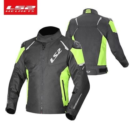 LS2 ZOOM Talvitakki - CE-Suojattu Vedenpitävä Hengittävä Moottoripyörätakki