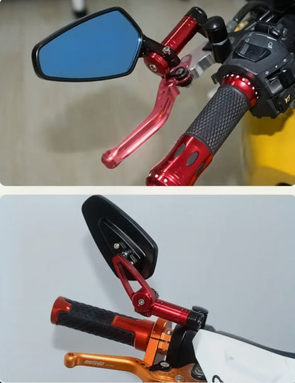 CNC Stealth Motorcycle Mirrors (Anti-dazzle)