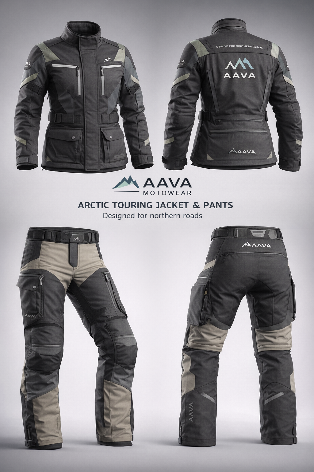 Tulossa Aava arctic touring naisten moottoripyörätakki