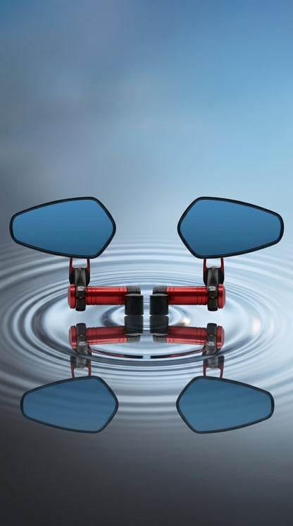 CNC Stealth Motorcycle Mirrors (Anti-dazzle)